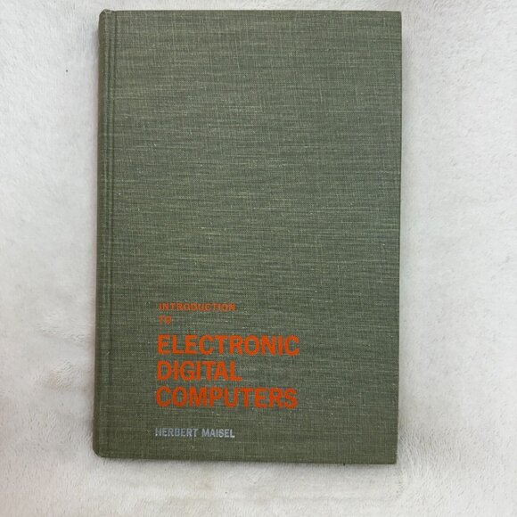 1969 Introduction to Electronic Digital Computers by Herbert Maisel HC Book - Picture 1 of 6
